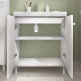 Sensea Easy Under-the-Sink Cabinet with 2 Doors 70 x 40 x 70cm - White